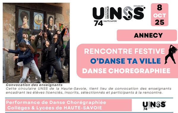 O danse ta ville. AS Danse. 8 octobre.